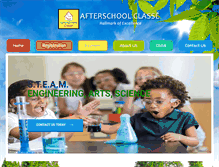 Tablet Screenshot of afterschoolclasse.com